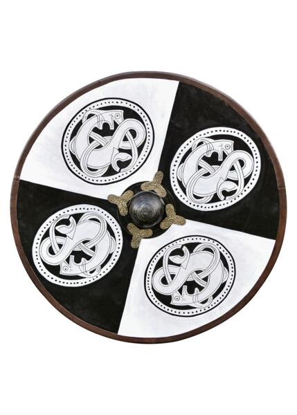 Vikinge Rundskjold i Træ