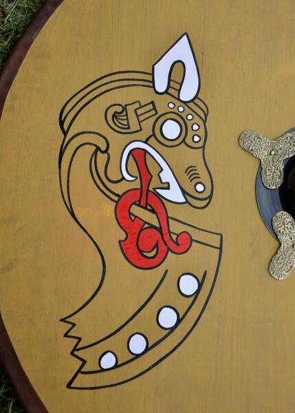 Vikinge Rundskjold – Nordisk Hestemotiv