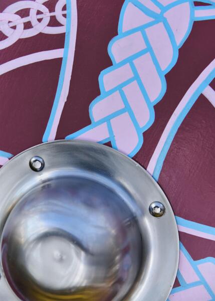 Vikinge Rundskjold med Keltisk Kors