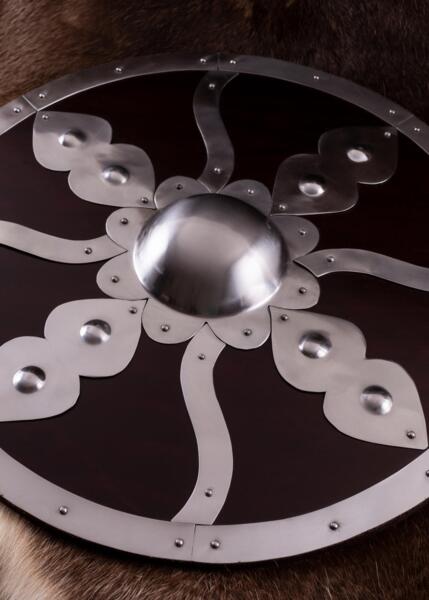 Rundskjold med Stålbeslag – Kampklar