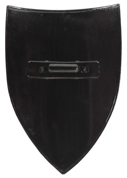 Stålskjold med Rød Grundmaling