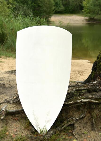 Stort Heater Skjold i Træ – Klar til Maling