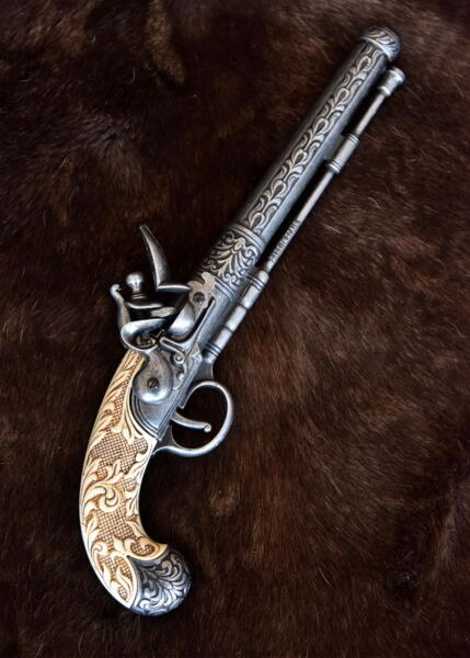 Belgisk Flintlock Pistol fra Liège