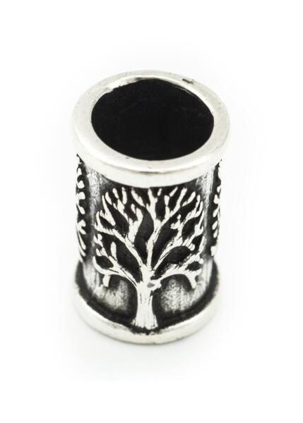 Skæg- og Hårperle med Livets Træ