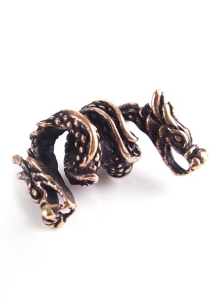 Skæg- og Hårperle med Tvehovedet Drage