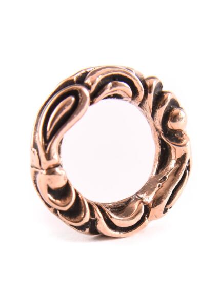 Viking Skæg- og Hårperle / Vedhæng i Bronze