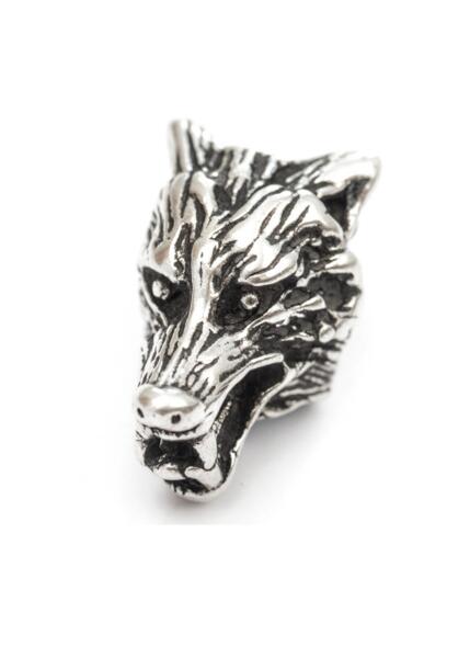 Skæg- og Hårperle i 925 Sølv – Ulvehoved