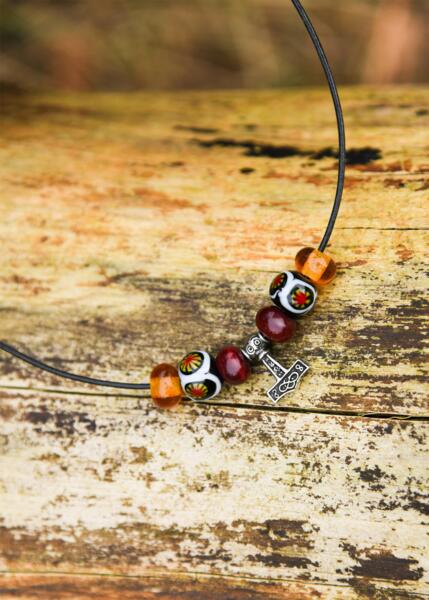 Halskæde med Thors Hammer i 925 Sølv