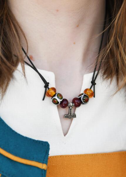 Halskæde med Thors Hammer i 925 Sølv