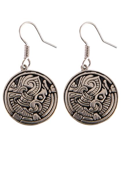 Øreringe med Gripping Beast Motiv