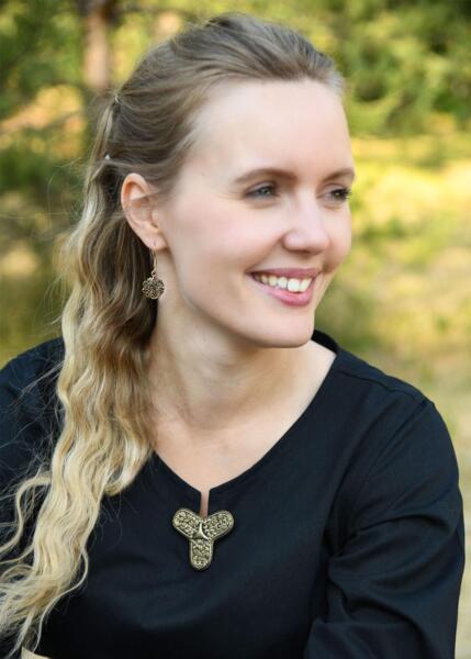 Viking Øreringe med Knudemotiv