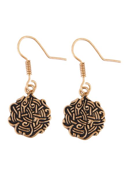 Viking Øreringe med Knudemotiv