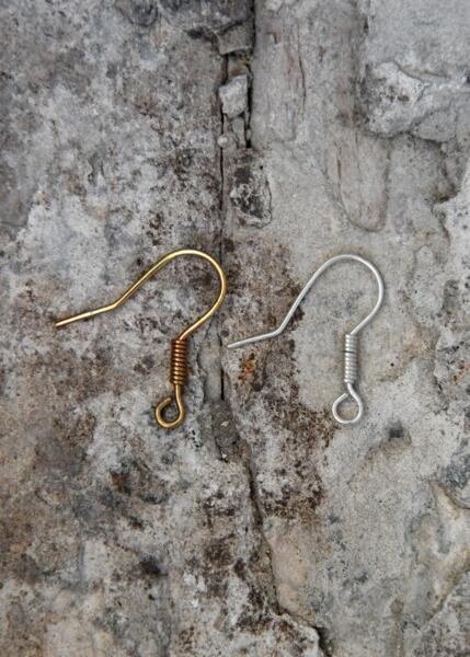 Ørekroge til Øreringe – Messing (Par)