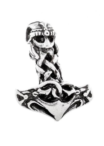 Thors Hammer vedhæng med hjelm