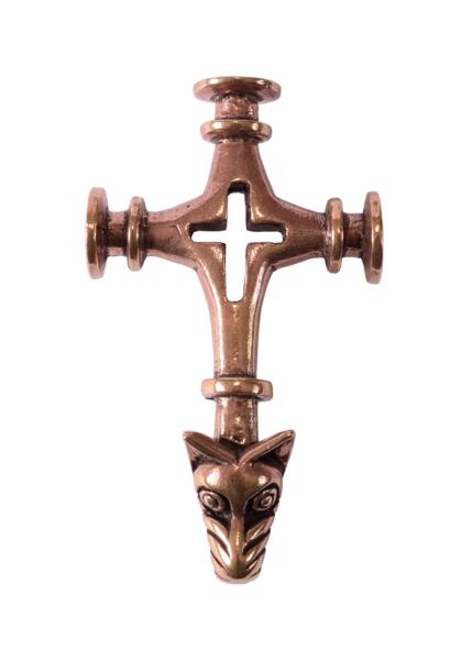 Stor Thors Hammer med ulvehoved