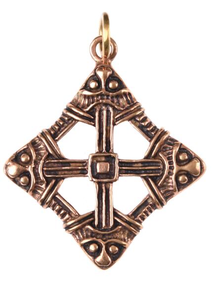 Viking kors vedhæng i bronze