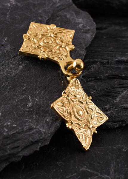 Viking fibula broche i to dele
