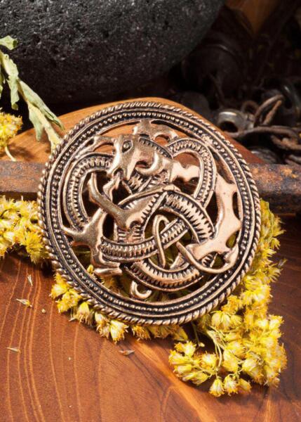 Vikingebroche med ilddrage
