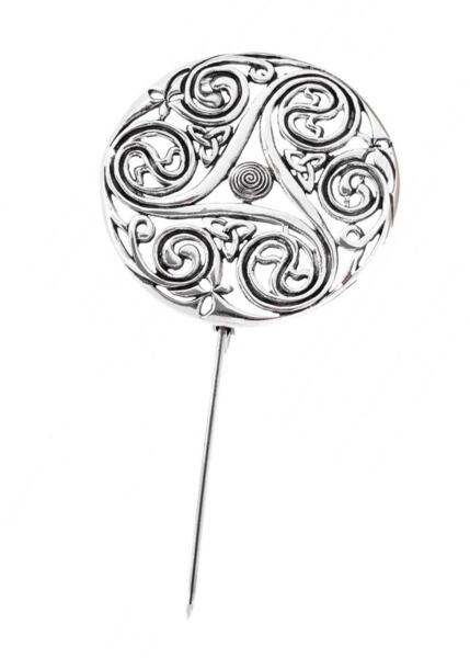 Keltisk broche med triskelion