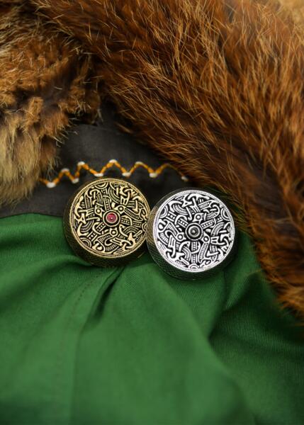 Lille vikingedåsebroche fra Gotland