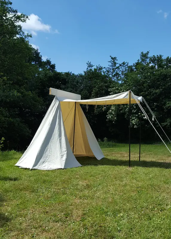 Saksisk handelstelt 4 × 2,5 m