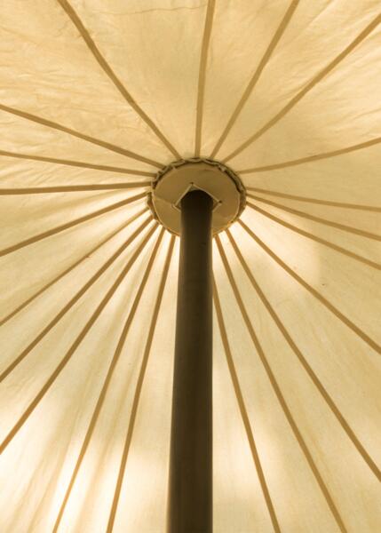 Rundt middelaldertelt