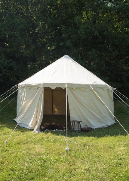 Rundt middelaldertelt