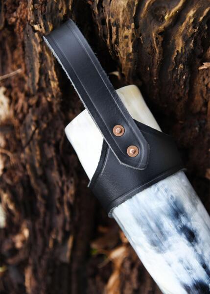 Bælteholder til drikkehorn sort