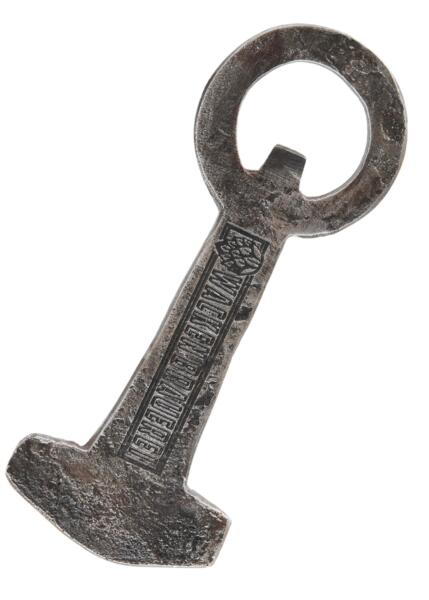 Flaskeåbner i form af Thors Hammer