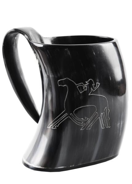 Stort ølkrus – Odin på Sleipner