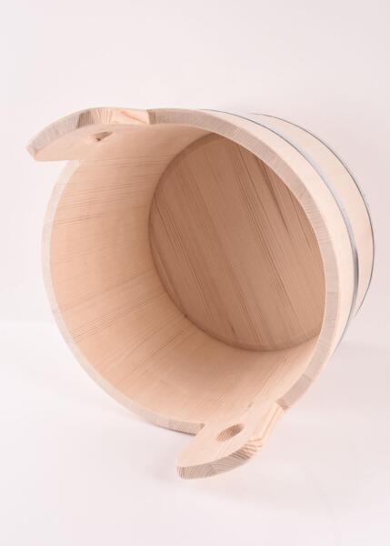 Træbalje i grantræ – ca. 15 liter