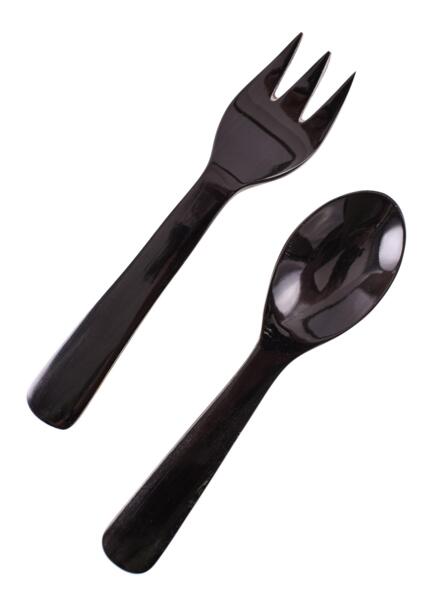 Gaffel og ske i horn