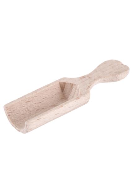 Lille doseringsske i bøgetræ