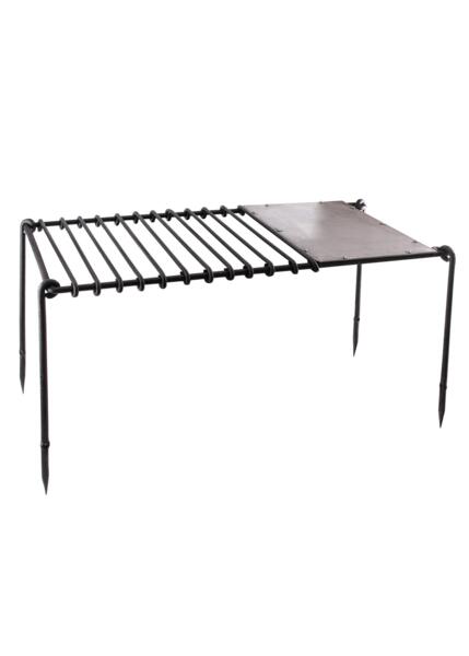 Sammenklappelig grill- og kogestativ