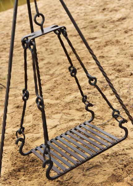 Grillrist til trefod – håndsmedet