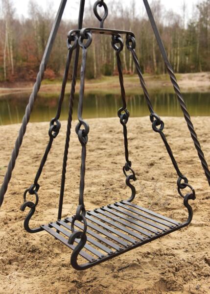 Grillrist til trefod – håndsmedet