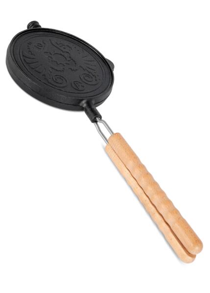 Vendbart vaffeljern i støbejern