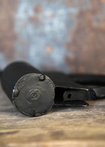 Hængelås i smedet jern