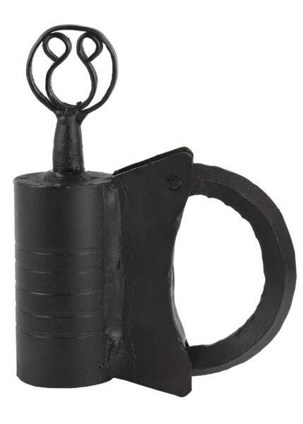 Hængelås i smedet jern