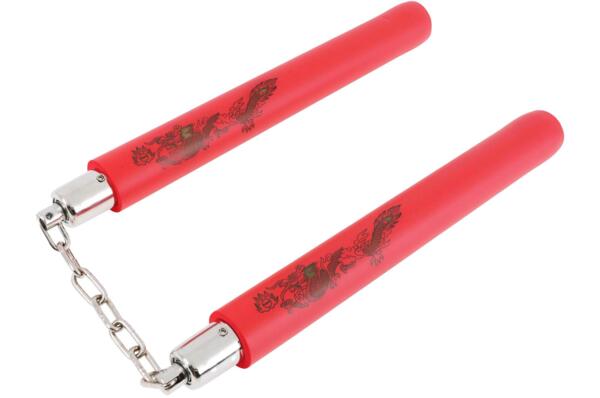 Nunchaku med dragemotiv