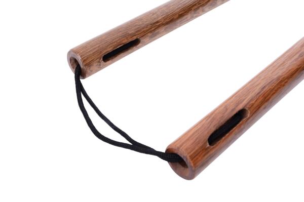 Nunchaku – mørkt træ med snor
