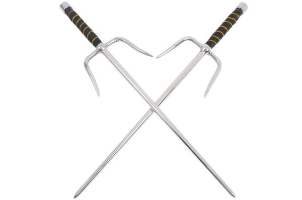 Sai – rund model i rustfrit stål (sæt)