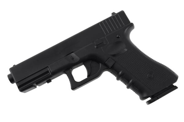 Træningspistol – Gummi (med aftageligt magasin)