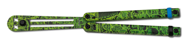 Trænings-butterfly med grønne 3D-logos