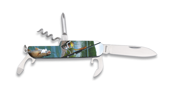 Multiværktøj med fiskemotiv
