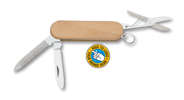 Mini multiværktøj med træskaft