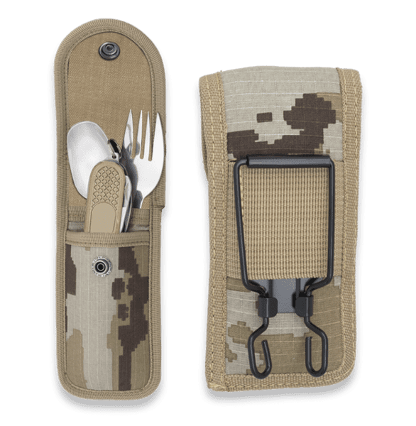 Camping bestiksæt med multiværktøj