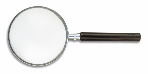 Forstørrelsesglas med 3 styrker