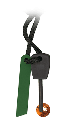 Tændstål – kompakt firestarter i magnesium