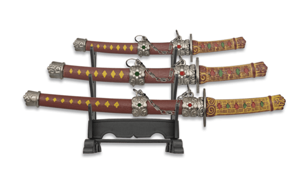 Mini katana sæt med 3 stk